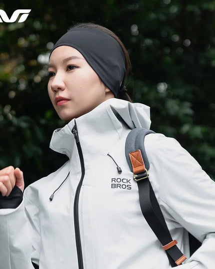 ROCKBROS Fleece Ear Warmer Sports Headband Windproof Warm Headwear Earmuffs Outdoor Riding Skiing Ear Warmers High Elasticity