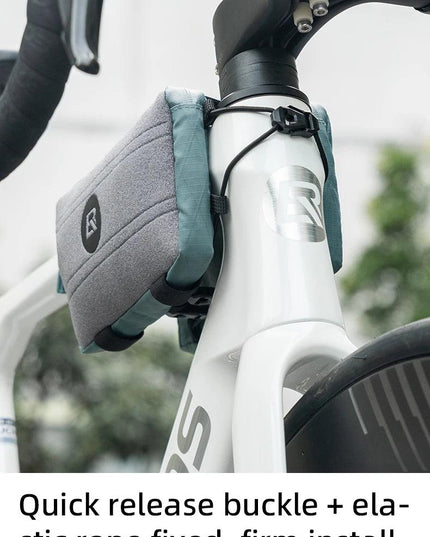 ROCKBROS Bike Bag Top Tube Bag Floating Installation Method Cycling Saddlebags Bicycle Pannier Bag Large Capacity Equipment