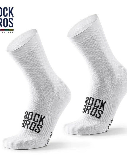 ROCKBROS ROAD TO SKY Professional Sport Socks Breathable Cycling Socks MTB Road Bike Socks High Elastic Shock Absorbing A pair