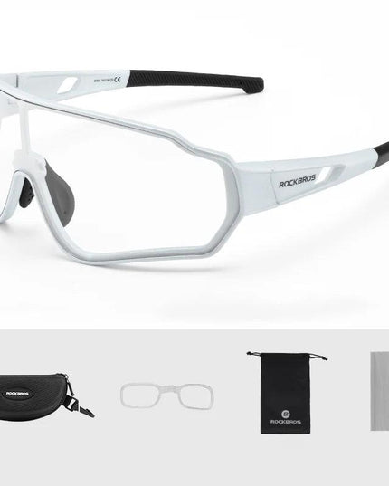 ROCKBROS Bike Photochromic Glasses Sports Sunglasses Men Women UV400 Anti-ultraviolet Goggles Cycling Fishing Outdoor Eyewear