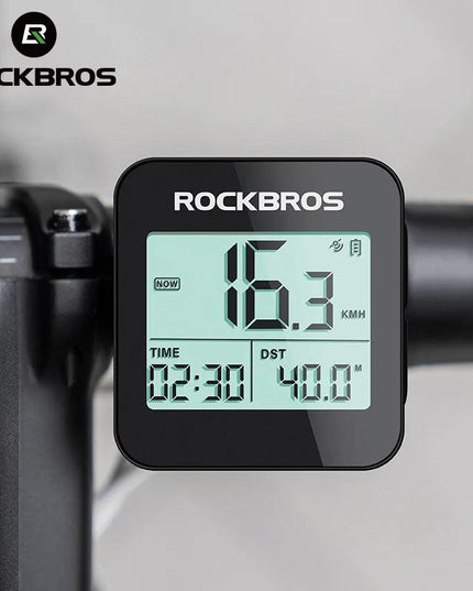 ROCKBROS Bike Computer GPS Speedometer Road Bike MTB Waterproof Automatic Digital Stopwatch Cycling Odometer Cycling Computer