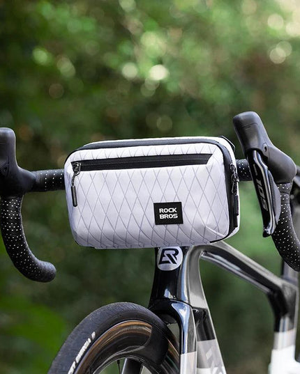 ROCKBROS Bicycle Bag Portable Lightweight MTB Road Bike Handlebar Bag 2.1L Big Capacity Multifunctional Riding Shoulder Bag
