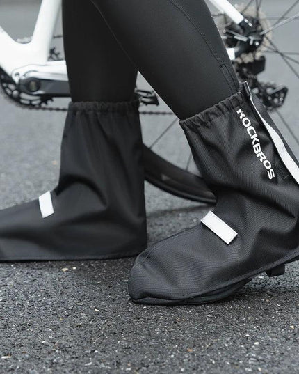 ROCKBROS Cycling Shoe Covers Lightweight Shoe Protective Cover Overshoes Waterproof Shoe Covers MTB Road Bike Racing Shoe Covers