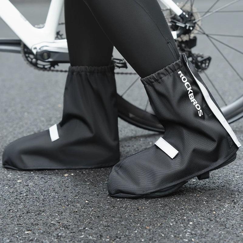 ROCKBROS Cycling Shoe Covers Lightweight Shoe Protective Cover Overshoes Waterproof Shoe Covers MTB Road Bike Racing Shoe Covers