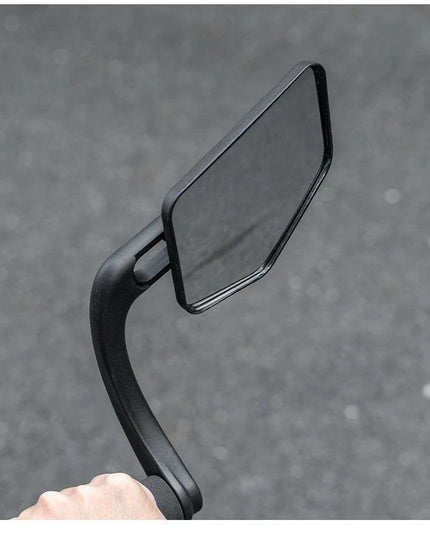 ROCKBROS Bicycle Mirrors MTB Bike HD Grip Plug In Bicycle Rearview Mirror 360° Adjustable Rotating Plane Mirror Bike Accessories