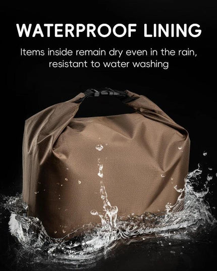 ROCKBROS Bike Front Frame Bag 5.5L Large Capacity Adjustable Handlebar Bag Portable Shoulder Bag Reflective Cycling Packing