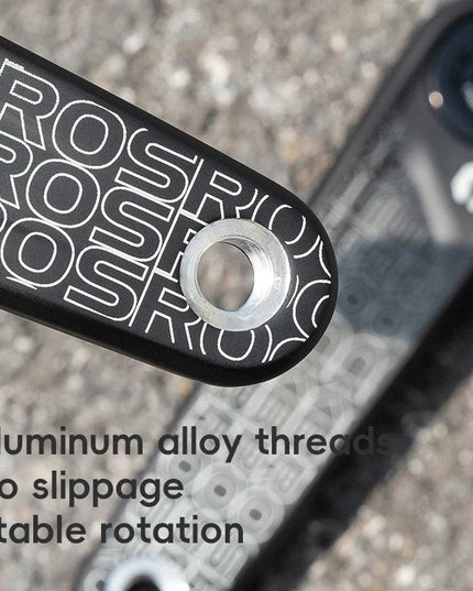 ROCKBROS Ultralight Carbon Fiber Bicycle Crank Chain wheel Spindle 162.5/165/167.5/170/172.5/175MM 52-36T  Transmission Systems