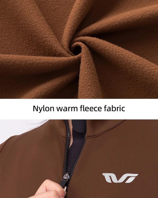 ROCKBROS Windbreak Cycling Jacket for Woman Winter Fleece Warm Women's Bicycle Jersey Professional Bicycle Training Clothing MTB