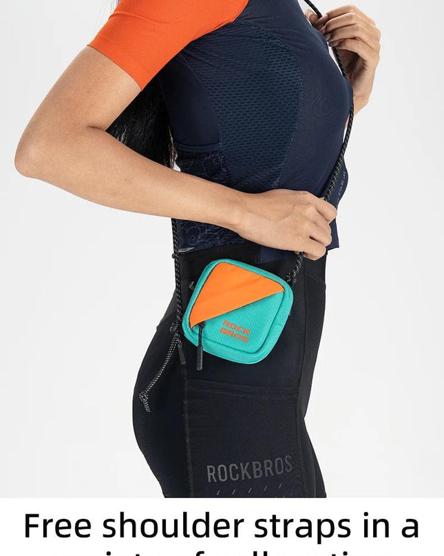 ROCKBROS Bicycle Bag Set Waterproof Combo Bag Front Bag Triangle Tube Bag Polyester Portable Bottle Bag Long-Distance Travel Bag