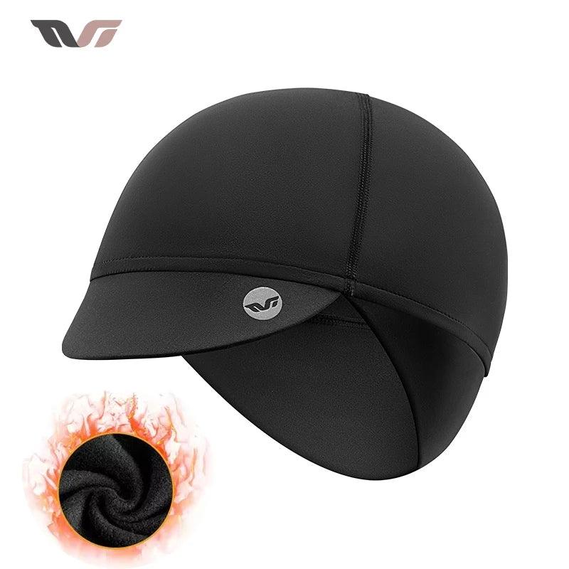 ROCKBROS TVI Cycling Cap Winter Keep Warm Thermal Fleece Hats Windproof Ear Protection Comfotable Ski Riding Small Cap Men Women