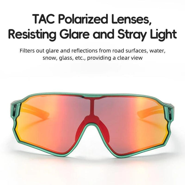 ROCKBROS Children's Cycling Glasses Polarised Sunglasses TR90 Flexible Frame for Boys Girls UV400 Protective Glasses Sports