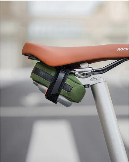ROCKBROS Mini Bicycle Saddle Bag Lightweight Small 0.35L Bike Bag Portable Multi function Hand Bags Cycling Bag Bike Accessories