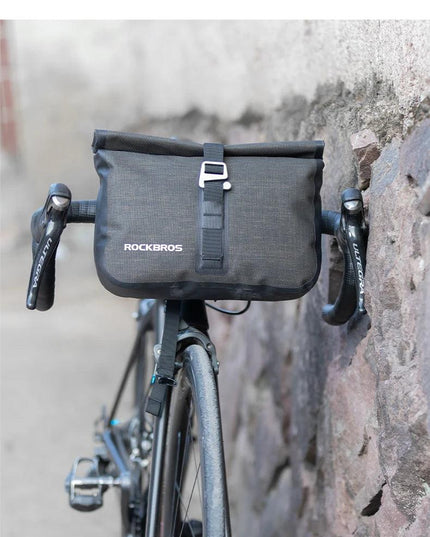 ROCKBROS 5-6L Bicycle Bag Waterproof Front Reflectice Tube Bike Bag MTB Large Capacity Handlebar Bag Front Frame Trunk Pannier