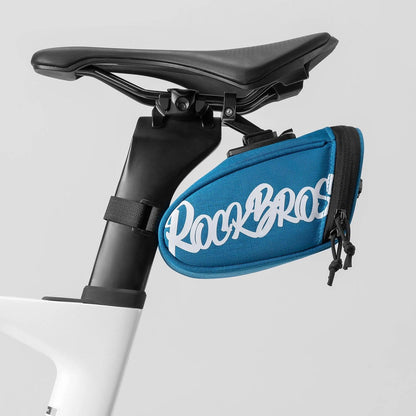 ROCKBROS Bicycle Seat Bag Lightweight Bike Saddle Bag for Cycling Essentials Reflective Rear Pack Wear-Resistant Bag