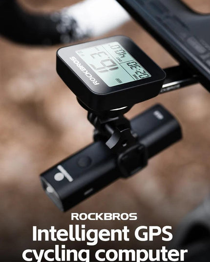 ROCKBROS Bike Computer GPS Speedometer Road Bike MTB Waterproof Automatic Digital Stopwatch Cycling Odometer Cycling Computer