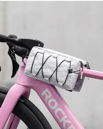 ROCKBROS Bike Bag Top Tube Bag Floating Installation Method Cycling Saddlebags Bicycle Pannier Bag Large Capacity Equipment