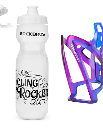 ROCKBROS Bike Water Bottle 750ml Bicycle Bottle With Holder Cage Outdoor Sport Portable Cycling Kettle Water Bottle Drinkware