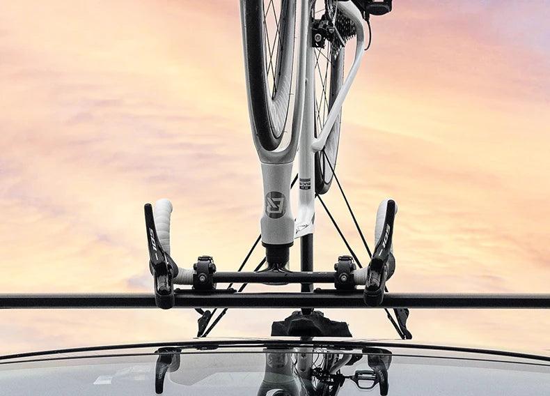 ROCKBROS Portable Bike Bicycle Rack Stand MTB Road Bike Travel Bicycle Roof Racks Carrier Quick Install Inverted Bike Roof Rack