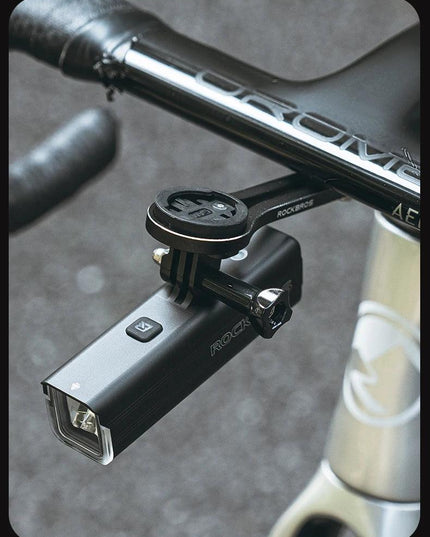 ROCKBROS Bike Light 1500LM/1000LM Aluminum Alloy Type-C Charging Smart Front Lights Hanging Version LED Lamp Cycling Headlights
