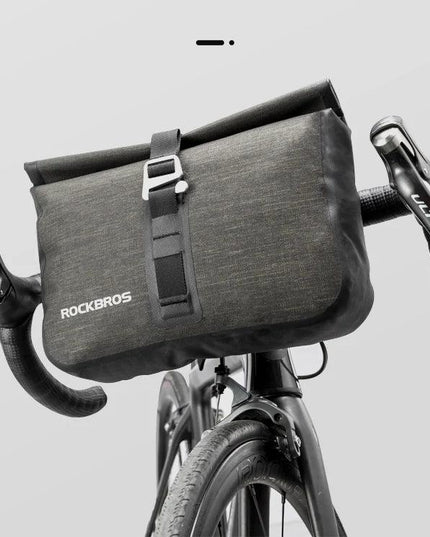 ROCKBROS 5-6L Bicycle Bag Waterproof Front Reflectice Tube Bike Bag MTB Large Capacity Handlebar Bag Front Frame Trunk Pannier