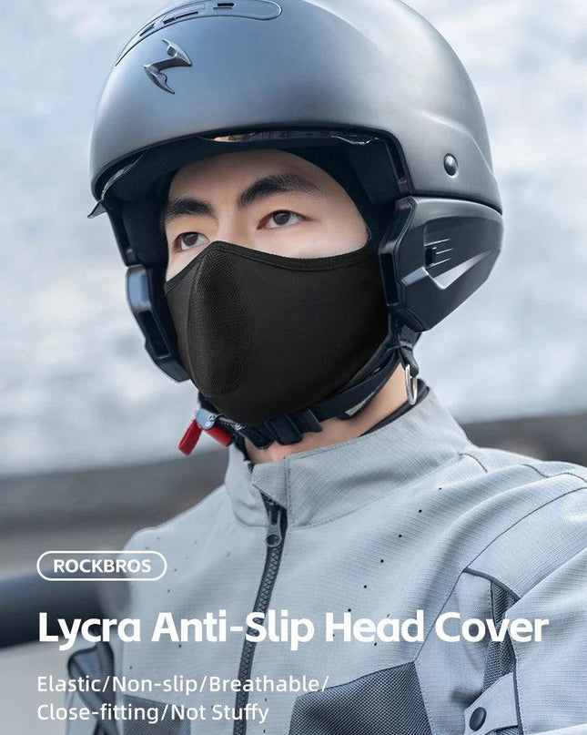ROCKBROS Warm Windproof Cycling Cap Full Face Mask Fleece Thermal Helmet Head Cover Balaclava Ski Bicycle Motorcycle Head Hat