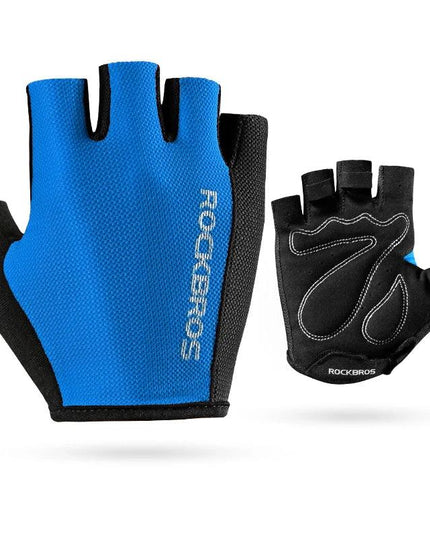 ROCKBROS Cycling Gloves Half Finger Sport Gloves Breathable Summer MTB Mountain Outdoor Fitness Mittens Bicycle Glove Equipment