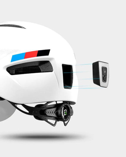 ROCKBROS Bicycle Helmet Cycling LED Light Rechargeable Cycling Helmet Mountain Road Bike Helmet Sport Safe Hat For Man