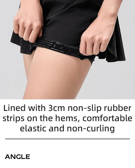 ROCKBROS TVI Cycling Skirt for Women Summer Breathable Running Cycling Outdoors Tennis Sport Skirt Pockets Fitness Casual Shorts