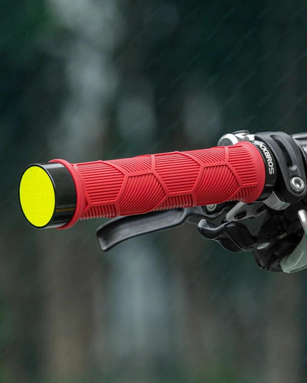 ROCKBROS Bike HandleBar Grip Silicone Non-Slip Bike Handle Cover Ultralight Anti-skid Bike Handle Alloy Cycling Accessories
