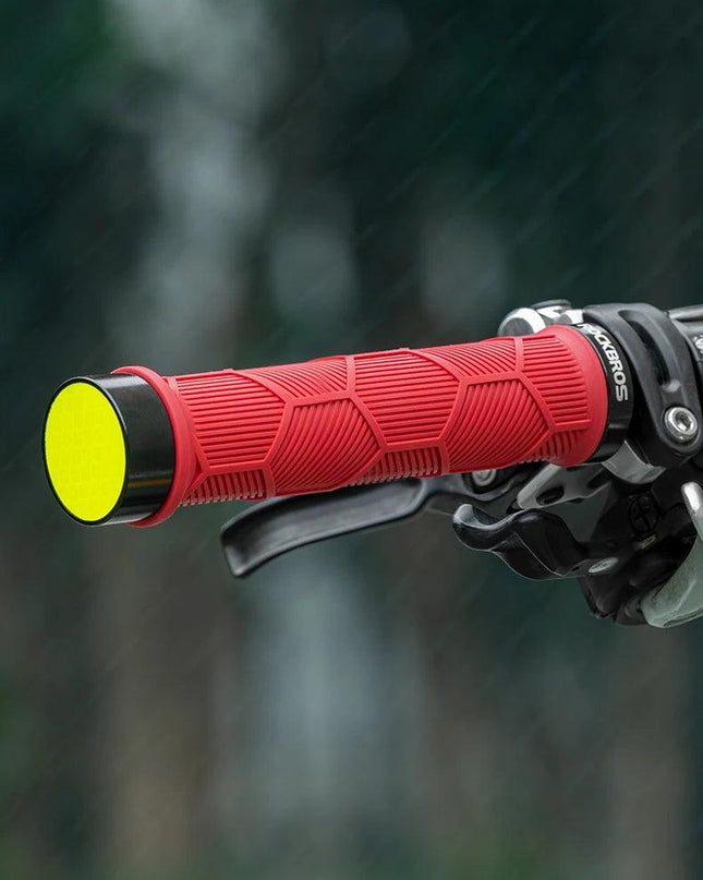 ROCKBROS Bike HandleBar Grip Silicone Non-Slip Bike Handle Cover Ultralight Anti-skid Bike Handle Alloy Cycling Accessories