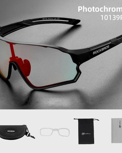 ROCKBROS Cycling Glasses Photochromic MTB Road Bike Glasses UV400 Protection Sunglasses Ultra-light Sport Safe Eyewear Equipment