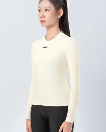 ROCKBROS TVI Series Thermal Underwear Lightweight Fleece Long Sleeve Innerwear Autumn Winter Women Tight Underwear Cycling Wear