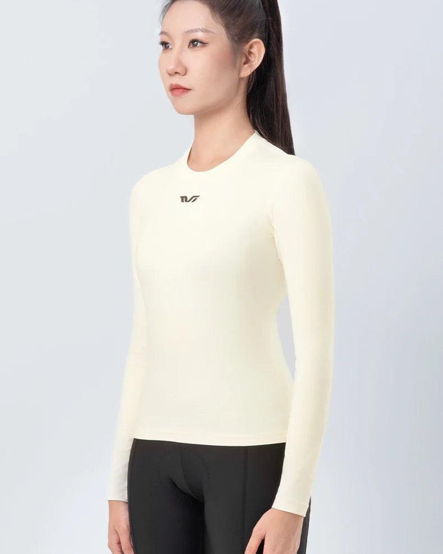 ROCKBROS TVI Series Thermal Underwear Lightweight Fleece Long Sleeve Innerwear Autumn Winter Women Tight Underwear Cycling Wear