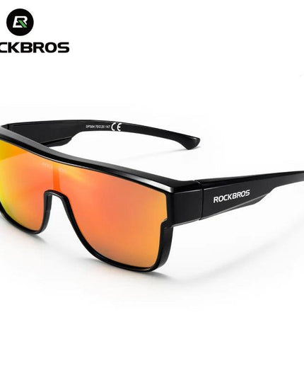 ROCKBROS Polarized Sunglasses Men's Driving Shades Dual-use Lens Camping Hiking Fishing Women UV400 Sports Cycling Eyewear