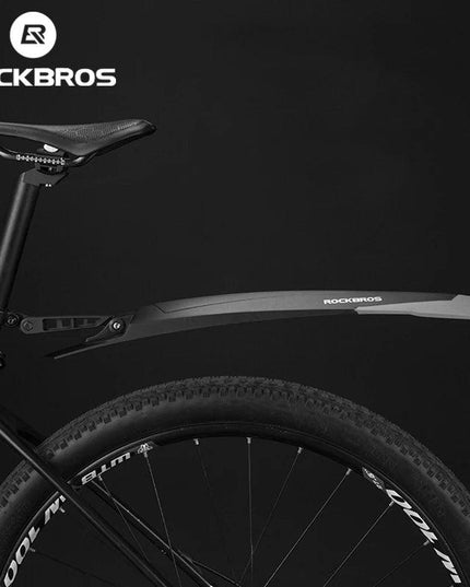 ROCKBROS Fender Mtb Rubber Tail Soft MTB Bike MTB Bike Widen Front Rear Mudguard Adjust Any Angle Fender Bike Accessories
