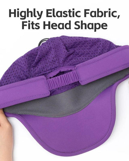 ROCKBROS Refreshing Summer Sun Protection Cap Two Ways to Wear Breathable Quick-Drying Suitable for Helmet Unisex Size Sport Hat