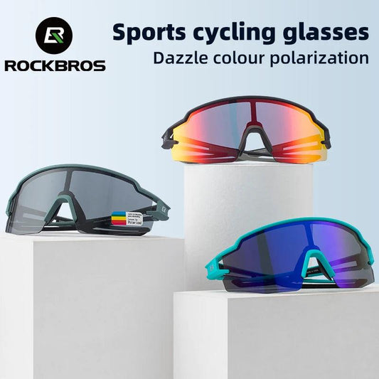 ROCKBROS Bicycle Glasses UV400 Cycling Glasses Bike Fishing Sunglasses Hiking Riding Polarized/Photochromic Eyewear Sport Goggle