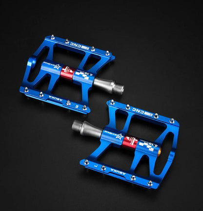 ROCKBROS Mountain Bike Bicycle Pedals Cycling Ultralight Aluminium Alloy 4 Bearings MTB Pedals Bicicleta Bike Pedals Flat BMX