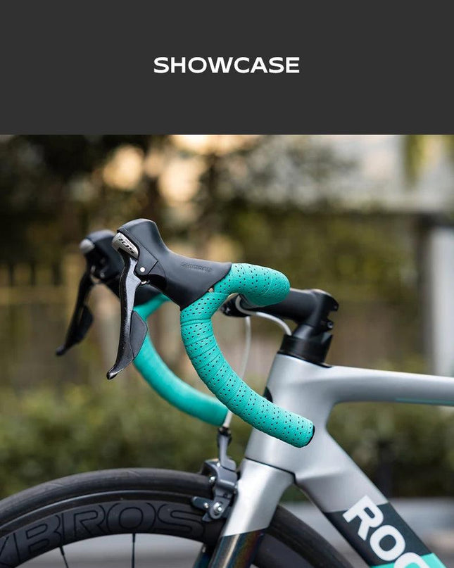 ROCKBROS Road Bike Handlebar Tapes Anti-slip PU EVA Breathable Shock Absorbing Cycling Strap Wear-Resistant Strap Accessories