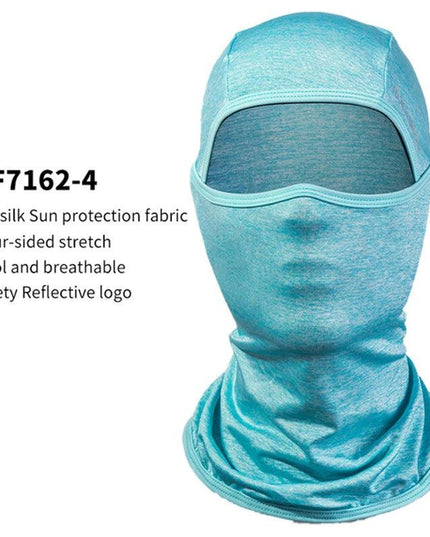 ROCKBROS Cycling Mask Summer UV Protection Balaclava Glasses Face Breathable Hole Men Women Quick-Drying Bicycle Ice silk Mask