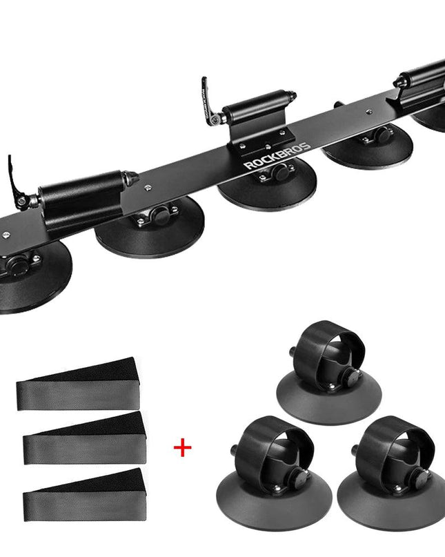 ROCKBROS Bike Bicycle Rack Suction Roof-Top Bike Car Racks Carrier Quick Install Bike Roof Rack MTB Mountain Road Bike Accessory