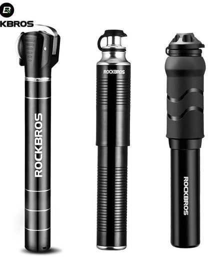 ROCKBROS Bicycle Pump 100PSI/110PSI Bike Pump Hand Mini Tire Air Inflator Portable Ultralight High-Pressure Pump Accessories