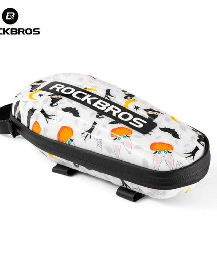 ROCKBROS Bicycle Trunk Bags 1L Hard Shell Bicycle Top Tube Bag MTB Road Bike Tools Storage Package Fashion Bicycle Accessories