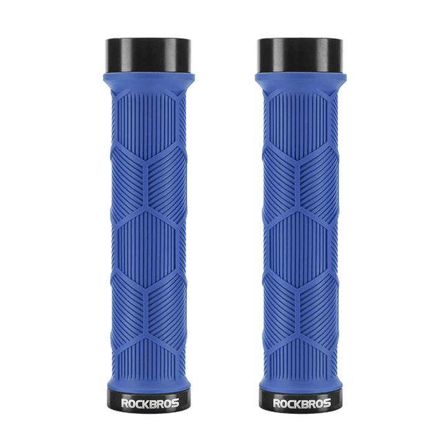 ROCKBROS Bike HandleBar Grip Silicone Non-Slip Bike Handle Cover Ultralight Anti-skid Bike Handle Alloy Cycling Accessories