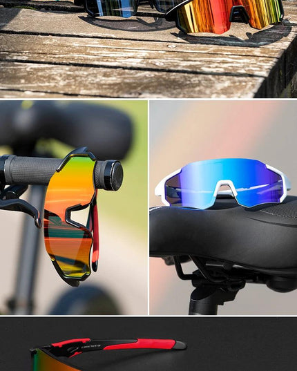 ROCKBROS Cycling Glasses Photochromic Polarized Lens Sunglasses UV400 Protection Eyewear Skiing Fishing Climbing Bicycle Goggles