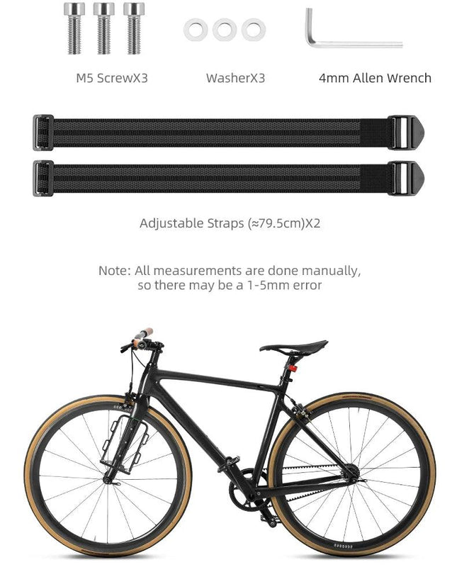 ROCKBROS Bicycle Front Fork Shelf With Bike Fork Bag MTB Road Cycling Racks Load Bearing Luggage 2.7LPortable Bike Bag Accessory