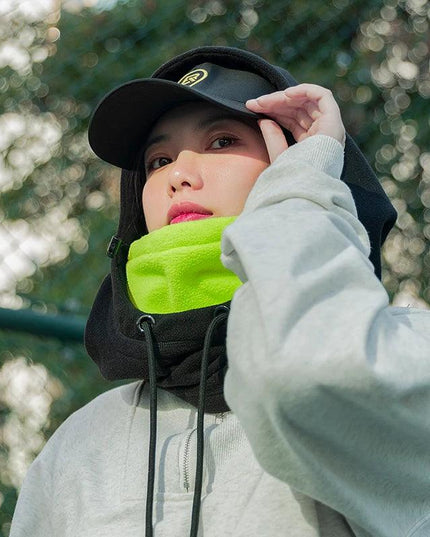 ROCKBROS Warm Cap Winter Windproof Hat Thermal Polar Fleece Balaclava Hat Outdoor Hand Cap Cold Padded Hood Neck
