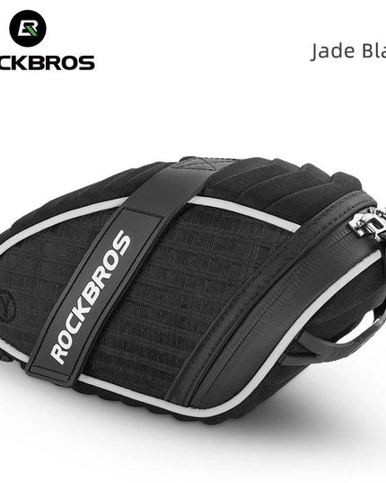 ROCKBROS Bike Bag 3D Shell Rainproof Saddle Bag Reflective Bicycle Bag Shockproof Cycling Rear Seatpost Bag MTB Bike Accessories