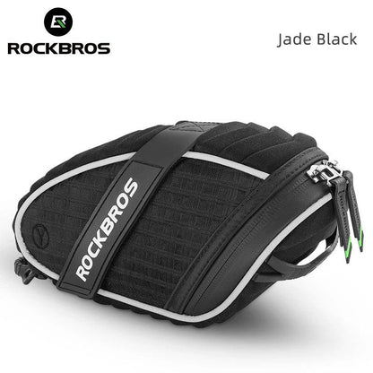 ROCKBROS Bike Bag 3D Shell Rainproof Saddle Bag Reflective Bicycle Bag Shockproof Cycling Rear Seatpost Bag MTB Bike Accessories