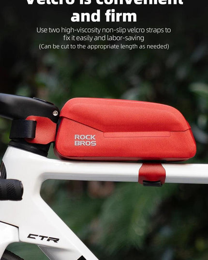 ROCKBROS Bike Bag Hook Bag Magnetic Upper Tube Bag Ultralight Top Front Tube Frame Bag Riding Bag Mountain Bike Storage Bag